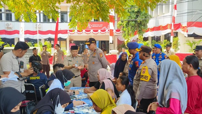 Wakapolda Metro Jaya Brigjen Djati Wiyoto Abadhy melakukan Sambang Nusa Presisi di Pulau Pramuka