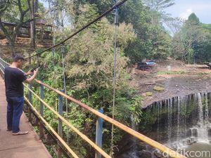 Video: Wisata Air Terjun Temam Lubuklinggau Ramai Saat Tahun Baru