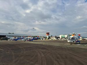Polri Kerahkan 4 Helikopter Jelang Upacara 17 Agustus di IKN