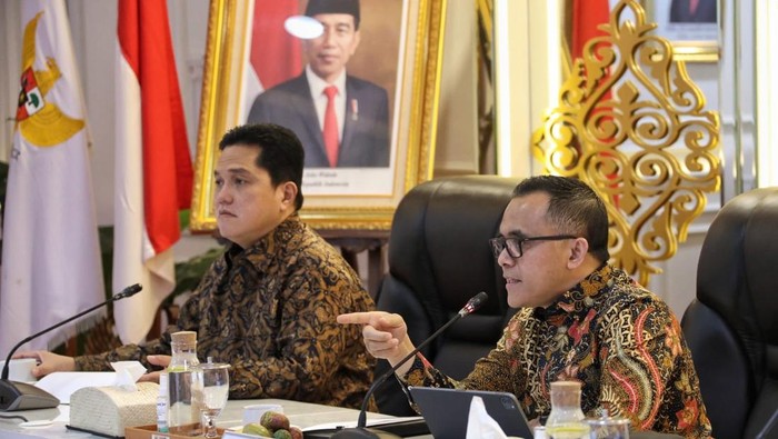 Abdullah Azwar Anas dan Erick Thohir