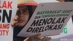 Aksi Demo Warga Rempang di Kemenko Perekonomian, Tolak PSN Eco City