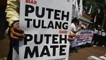 Aksi Demo Warga Rempang di Kemenko Perekonomian, Tolak PSN Eco City