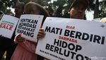 Aksi Demo Warga Rempang di Kemenko Perekonomian, Tolak PSN Eco City