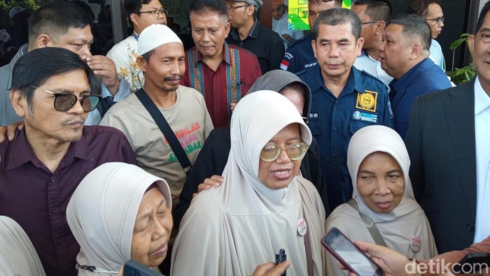 Aminah, kakak dari terpidana Supriyanto