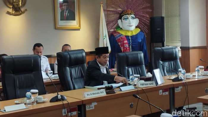 Badan Musyawarah (Bamus) DPRD DKI Jakarta menjadwalkan pengambilan sumpah janji Anggota DPRD DKI periode 2024-2029 pada 26 Agustus. (Brigitta Belia/detikcom)