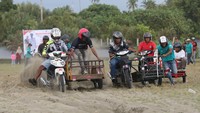 Balap becak motor yang diselenggakan pemerintahan desa tersebut bertujuan untuk menyambut dan menyemarakkan HUT ke-79 kemerdekaan RI.