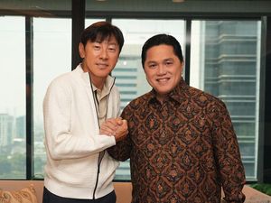 Shin Tae-yong Bahas Target Timnas Indonesia saat Bertemu Erick Thohir