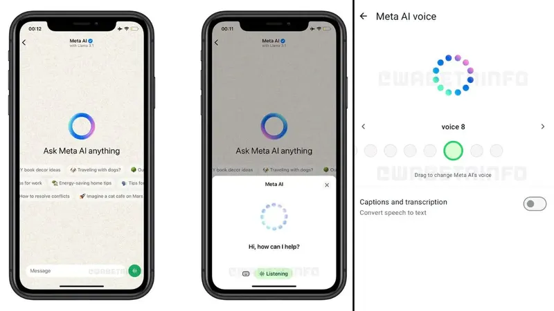 Fitur Mode Suara Meta AI di WhatsApp