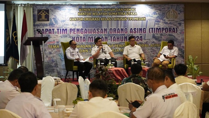 Imigrasi Medan menggelar Rapat Timpora