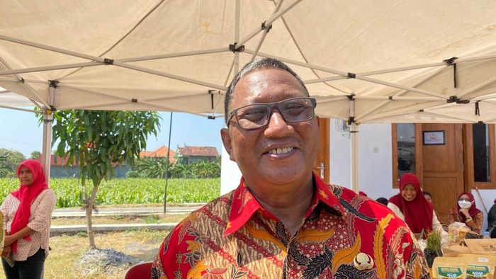 Kepala Desa Kemudo, Hermawan, di Desa Sengon, Kecamatan Prambanan, Kabupaten Klaten