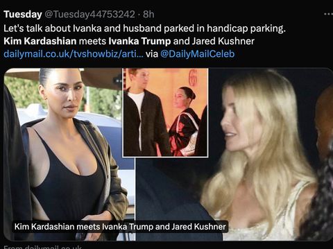 Kim Kardashian, Ivanka Trump