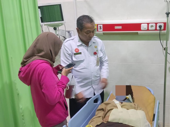 Salah satu siswa yang dirawat di RSUD dr. Soediran Mangun Sumarso Wonogiri, Rabu (14/8/2024).