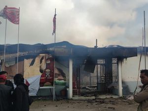 Polisi Tetapkan 9 Tersangka Kasus Pembakaran Kantor KPU Papua Pegunungan