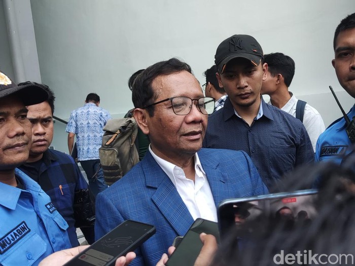 Mahfid Md saat ditemui wartawan seusai mengisi kuliah umum di FH UGM, Sleman, DIY, Rabu (14/8/2024).