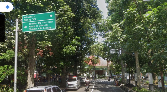 Nama jalan typo di Bandung.