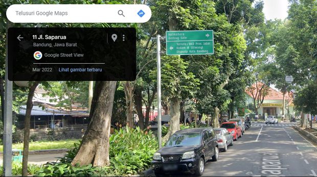 Nama jalan typo di Bandung.