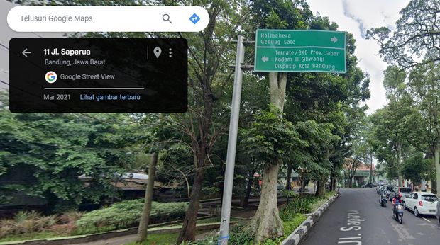 Nama jalan typo di Bandung.