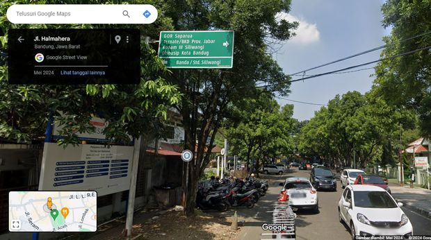 Nama jalan typo di Bandung.