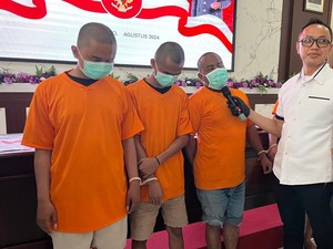 5 Pemain Judi Online di Kota Mojokerto Dibekuk, Pelaku Mewek