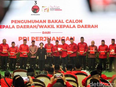 PDIP Serahkan 305 Surat Rekomendasi Calon Kepala Daerah 2024