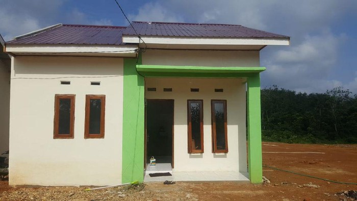 Penampakan rumah di Bukit Berbunga Residence.