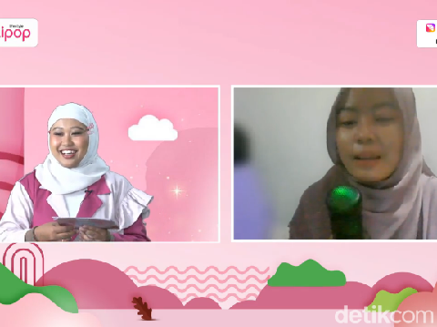 Penampilan Derra Afra Amirah yang mengikuti audisi onlineEmeron Hijab Hunt 2024.