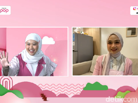 Penampilan Haifa Azzura yang mengikuti audisi onlineEmeron Hijab Hunt 2024.