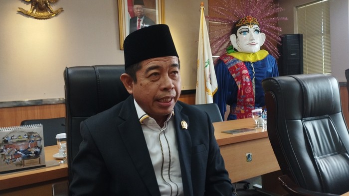 Penasihat Fraksi PKS DPRD DKI Jakarta, Khoirudin di Gedung DPRD DKI Jakarta, Rabu (14/8/2024).