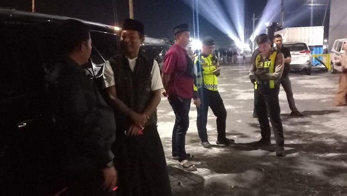 Pengamanan sholawat bersama Habib Ahmad
