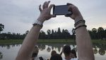 Potret Ramainya Turis Kunjungi Angkor Wat