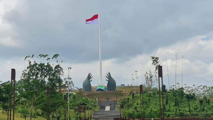 Presiden Joko Widodo resmikan Plaza Seremoni IKN