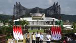 Jokowi Resmikan Plaza Seremoni Sumbu Kebangsaan di IKN