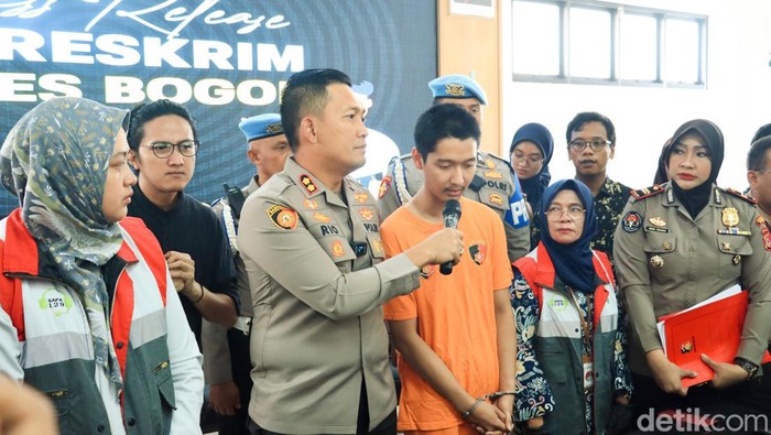 Suami selebgram Cut Intan Nabila, Armor Toreador, ditangkap terkait KDRT. Kapolres Bogor AKBP Rio Wahyu Anggoro menyatakan akan menindak tegas pelaku KDRT. (dok Polres Bogor)