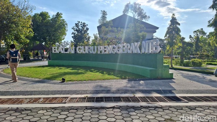 Suasana Kantor Balai Guru Penggerak (BGP) Nusa Tenggara Barat (NTB) di Jalan Gajah Mada, Jempong Baru, Sekarbela, Kota Mataram, Rabu sore (14/8/2024). (Nathea Citra/detikBali)