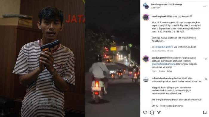 Kelompok 'Koboi' yang Bikin Geger Bandung Akui Gunakan Pistol Mainan