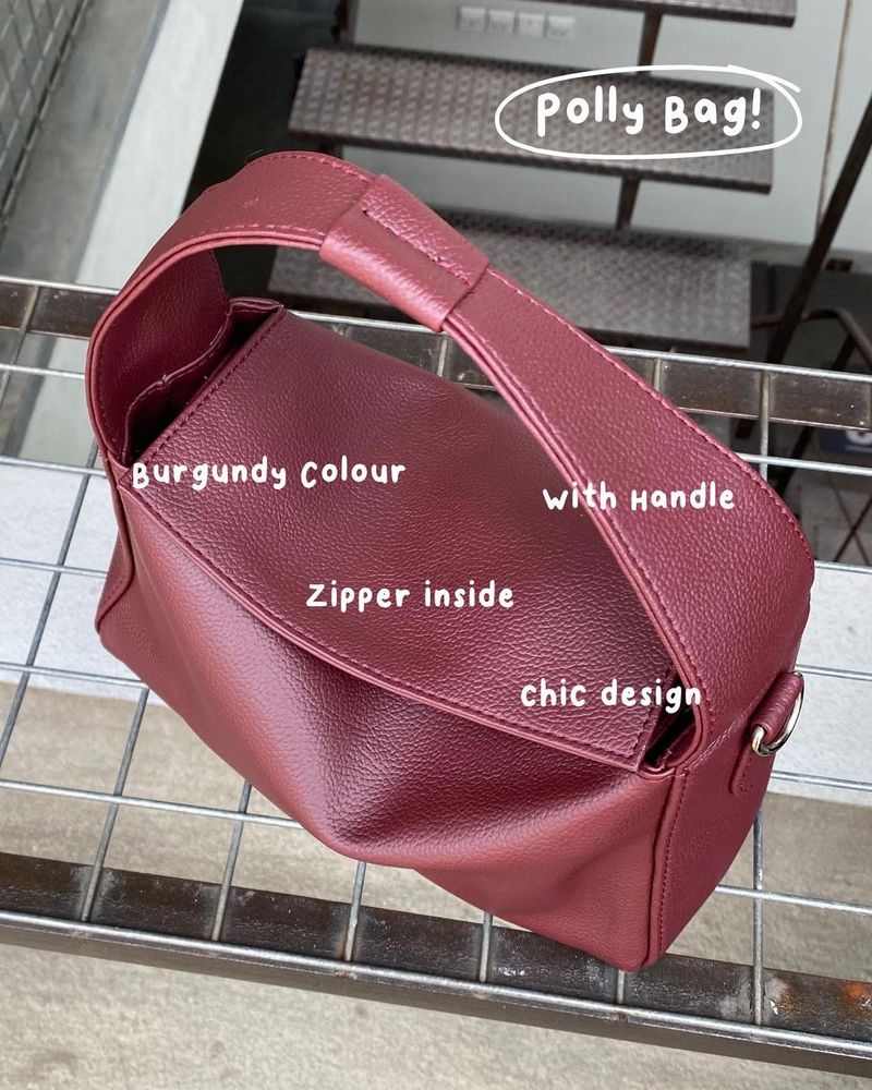 tas burgundy viral tas burgundy viral