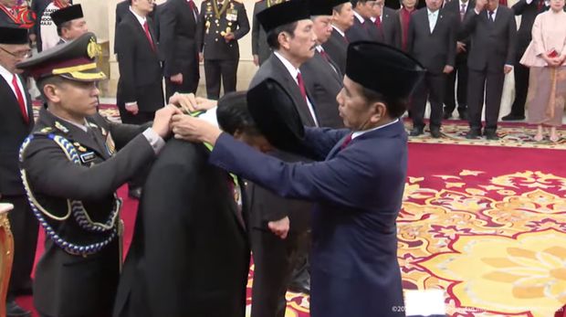Upacara Penganugerahan Tanda Kehormatan Republik Indonesia, Istana Negara, 14 Agustus 2024. (Tangkapan Layar Youtube)