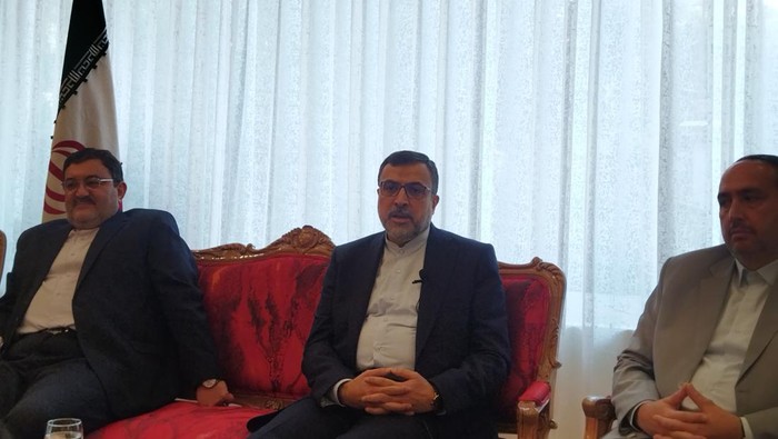 Wakil Menteri Luar Negeri Iran, Mohammad Hasan Sheikholeslam (Fadil/detikcom)