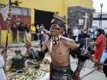 Warga Meksiko Peringati 503 Tahun Runtuhnya Ibu Kota Aztec