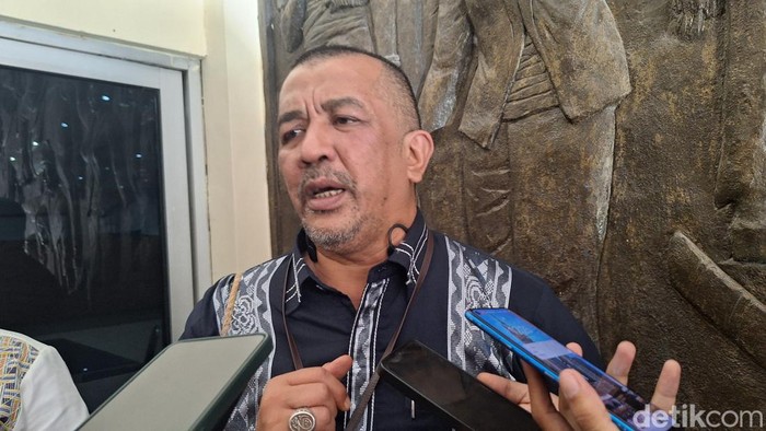 Ketua Satuan Tugas (Kasatgas) Direktorat Koordinasi dan Supervisi (Korsup) Wilayah V KPK, Dian Patria, saat diwawancarai, Kamis (15/8/2024).

Nathea Citra/detikBali