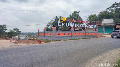 Penampakan Bendungan Leuwikeris Ciamis yang Mulai Digenangi