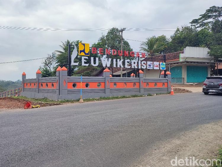 Penampakan Bendungan Leuwikeris Ciamis yang Mulai Digenangi