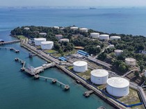 Foto Udara Terminal BBM Pulau Sambu