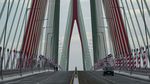 Potret Jembatan Pulau Balang Dibuka Sementara untuk HUT RI di IKN