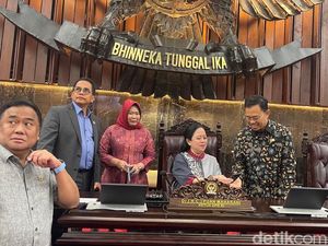 Puan Cek Persiapan Ruangan Jelang Sidang Tahunan MPR 2024 yang Digelar Besok