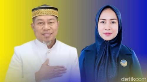 Mohammad Rum (Aji Rum) dan Mutmainnah (Umi Innah), bakal pasangan calon (paslon) di Pilwalkot Bima 2024. (Istimewa)