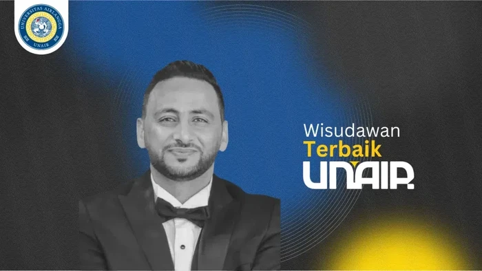 Mutasem, lulusan Unair asal Palestina dengan IPK 4