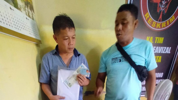 Pelaku pemalsuan dukumen SIM, STNK hingga Ijazah Satpam di Padang. (Istimewa)