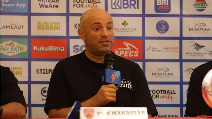 Pelatih PSM Makassar Bernardo Tavares.