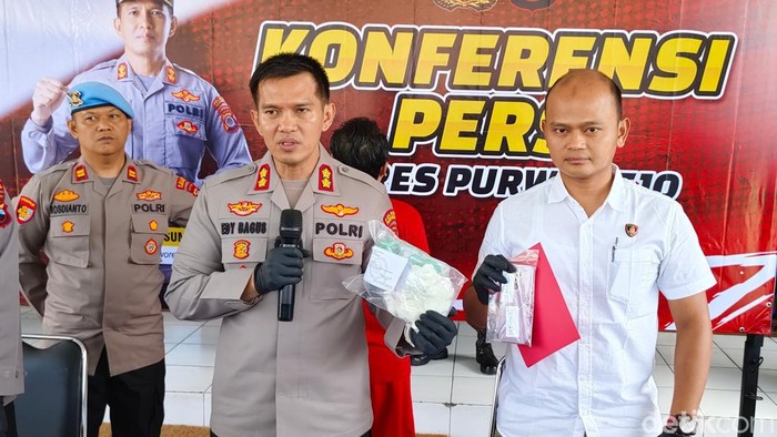 Penangkapan kurir sabu nyaris setengah kilo di Purworejo, Kamis (15/8/2024).